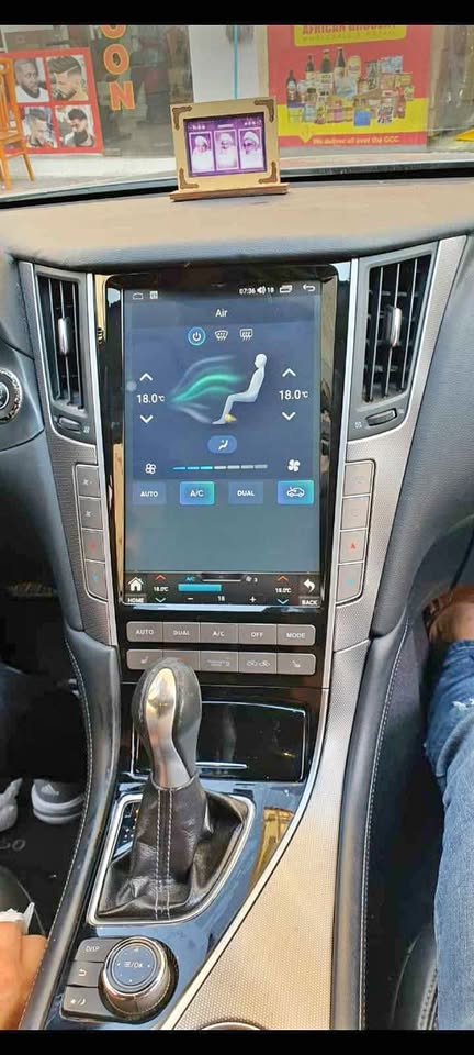 Cidava Android Car Radio for Infiniti Q50/Q50L/Q[hidden information], 13.6 Inch FHD Touch Screen Navigation